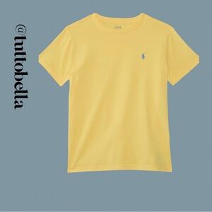 NWT Polo by Ralph Lauren Kids Classics Yellow Tee XL (14)